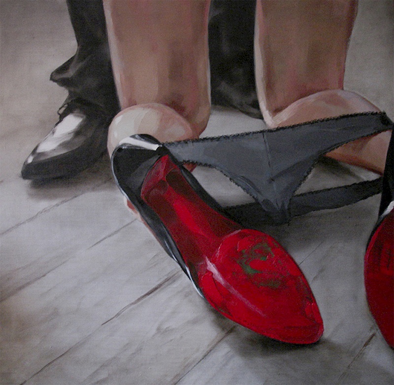 Картина "Красные туфли"